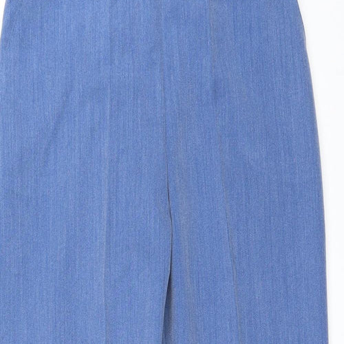 Preworn Womens Blue   Trousers  Size 10 L25 in