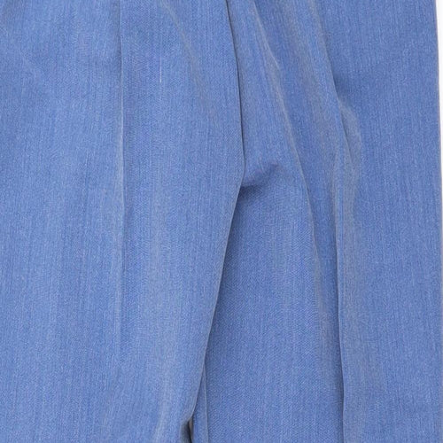 Preworn Womens Blue   Trousers  Size 10 L25 in