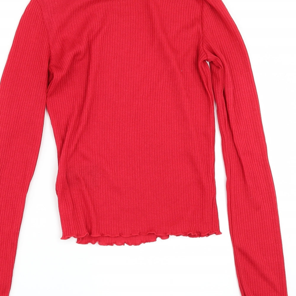 Divided by H&M Womens Red   Pullover Jumper Size XS