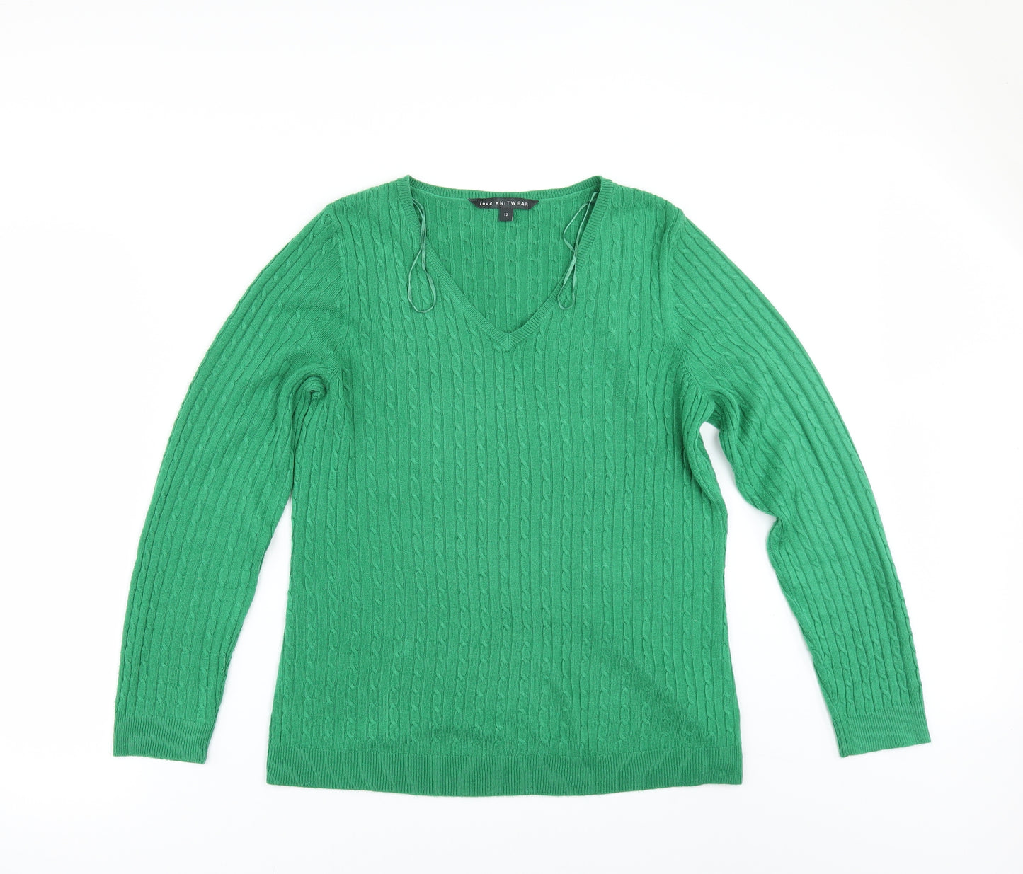 Bonmarché Womens Green   Pullover Jumper Size 12