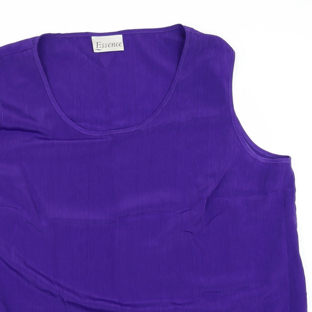 essence Womens Purple   Camisole Blouse Size 24