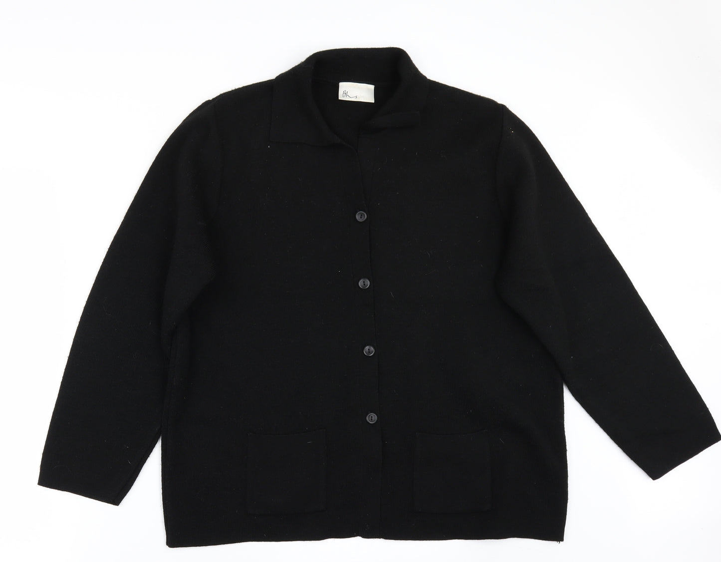 BHS Womens Black   Cardigan Jumper Size 16