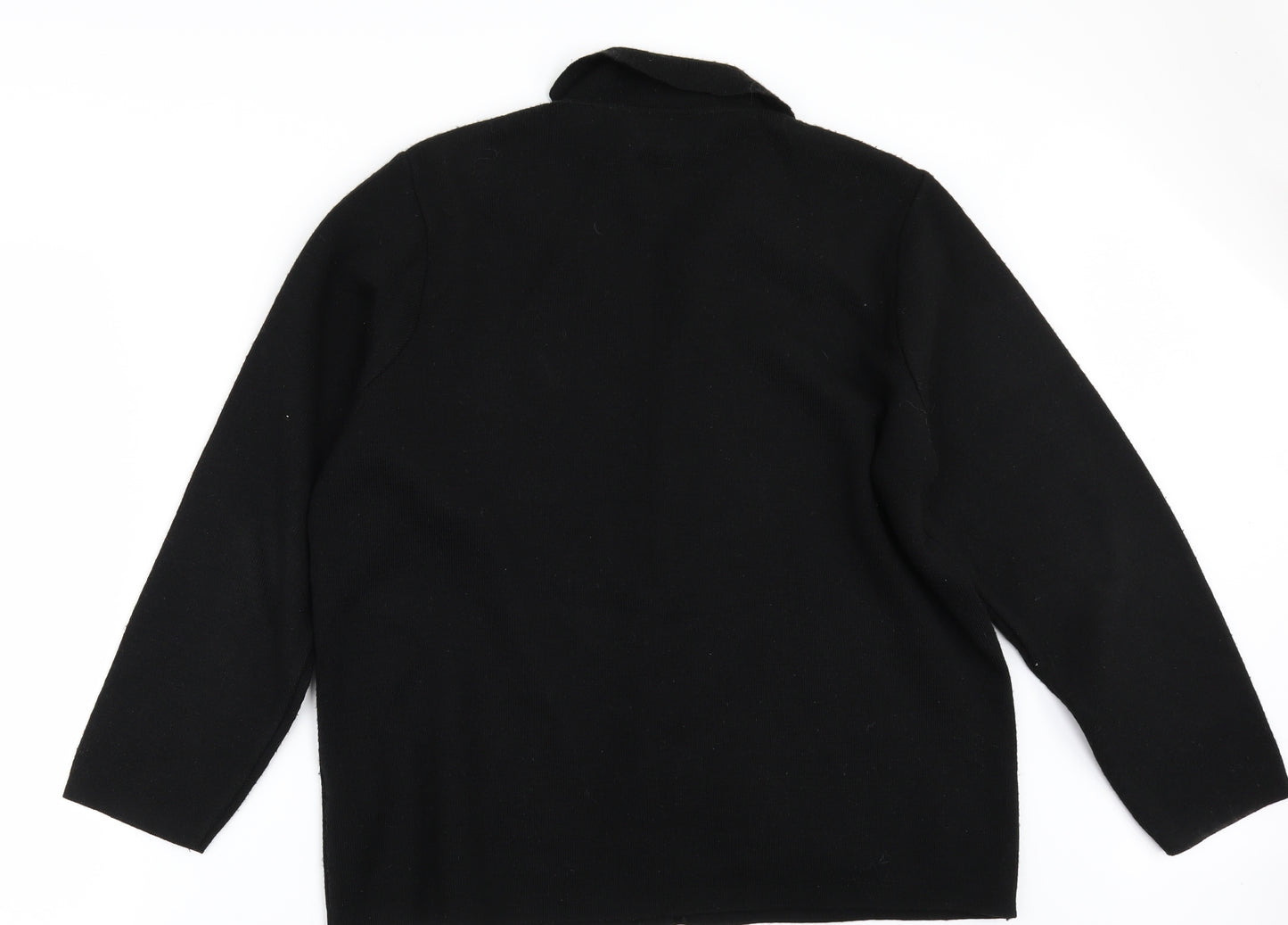 BHS Womens Black   Cardigan Jumper Size 16