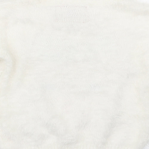 Primark Baby White   Pullover Jumper Size 18-24 Months  - christmas