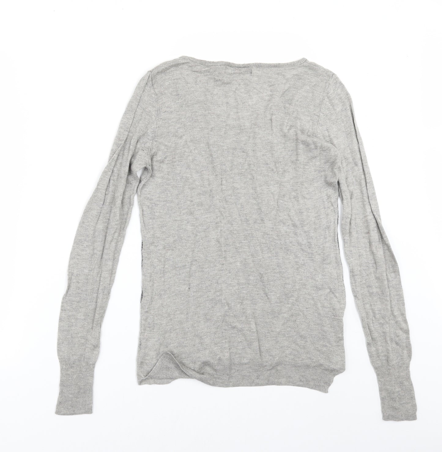 Saint Tropez Clothing Womens Grey   Pullover Jumper Size L