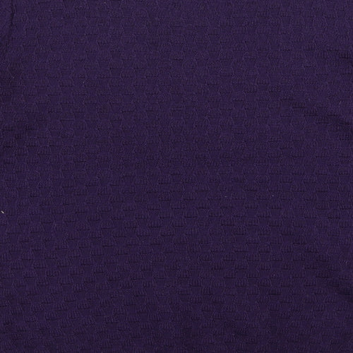 Eastex Womens Purple   Basic T-Shirt Size 12