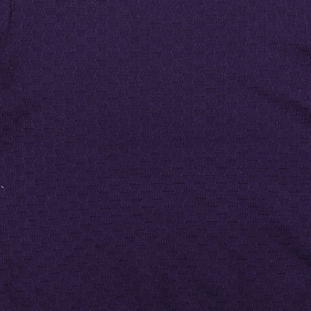 Eastex Womens Purple   Basic T-Shirt Size 12