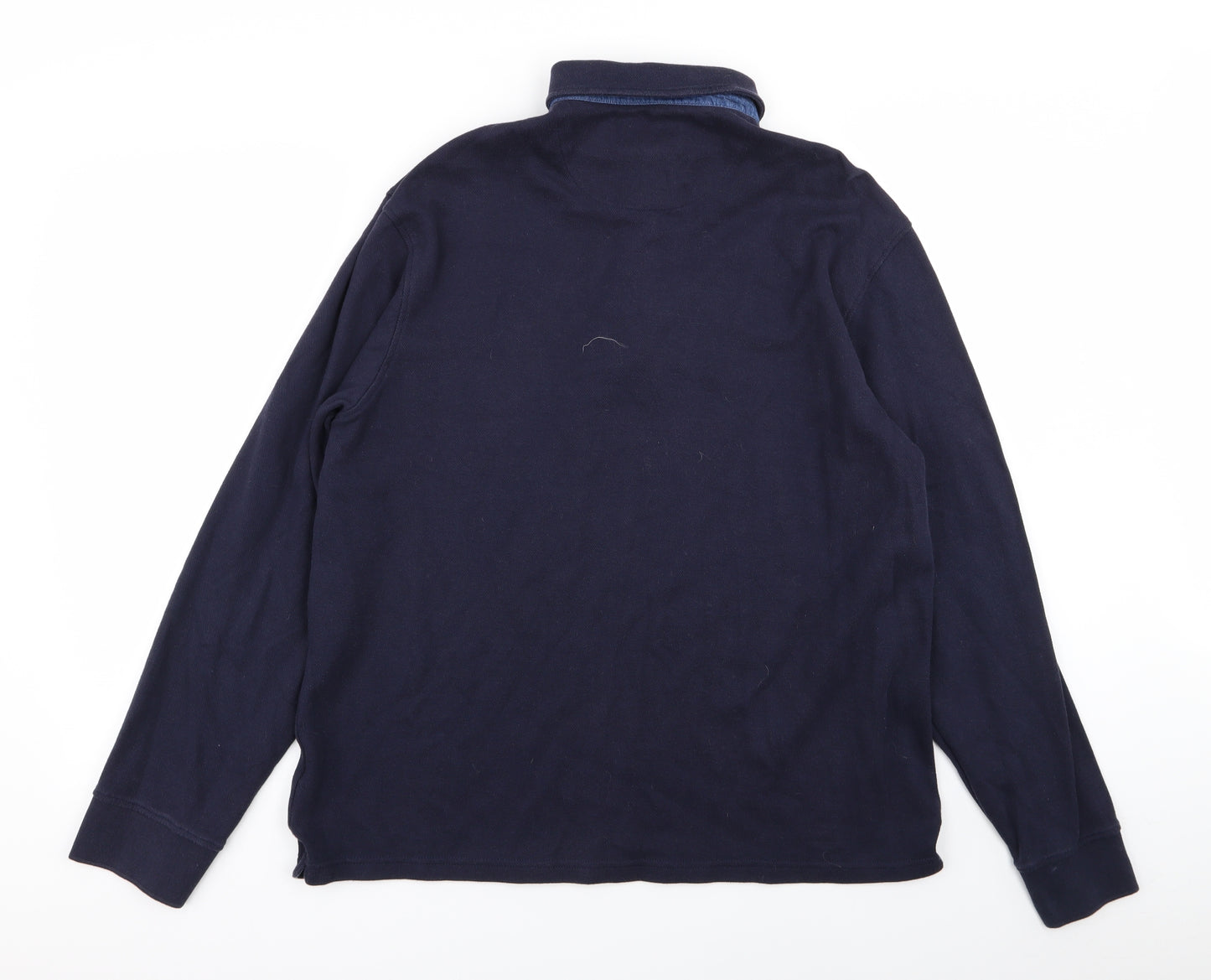 M&S Mens Blue    Polo Size L