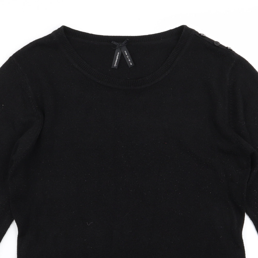 Primark Womens Black   Pullover Jumper Size 12
