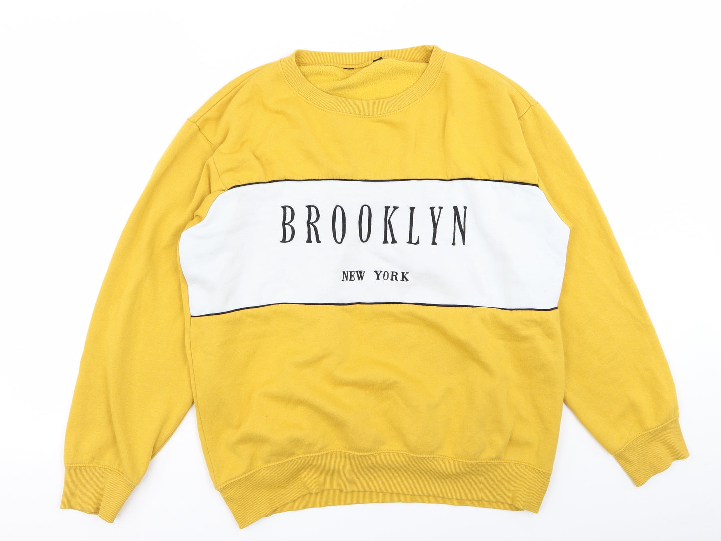 New Look Girls Yellow   Pullover Jumper Size 14-15 Years