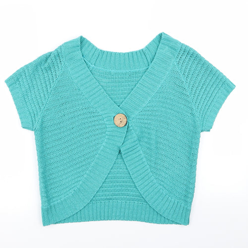 BM Womens Blue   Cardigan Jumper Size M