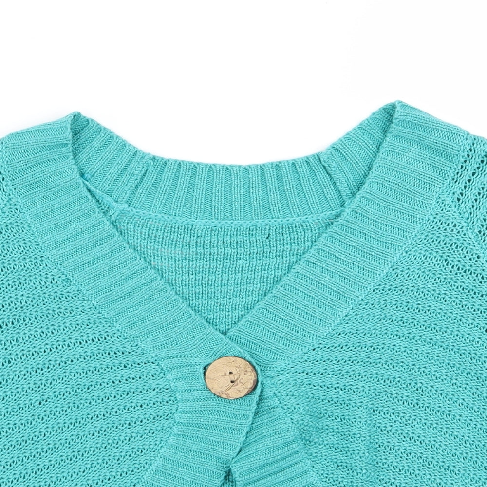 BM Womens Blue   Cardigan Jumper Size M