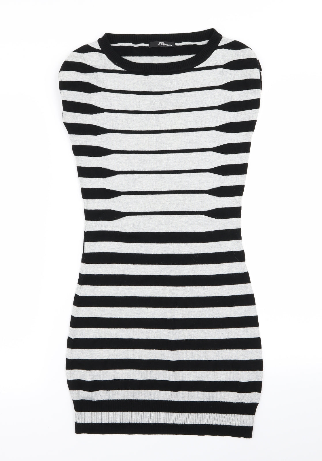 Jane Norman Womens Multicoloured Striped  Bodycon  Size 10