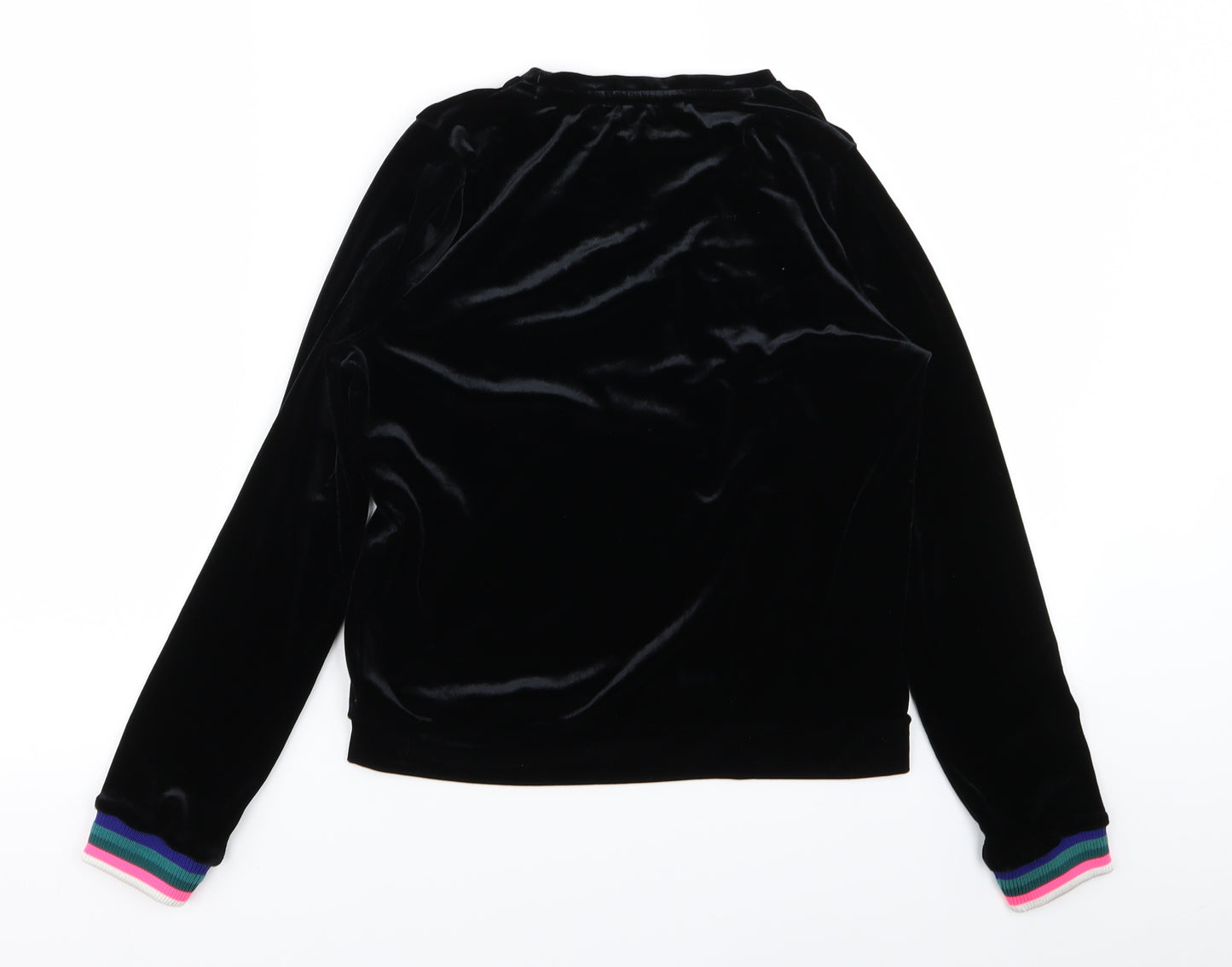 M&S Girls Black   Basic T-Shirt Size 11-12 Years