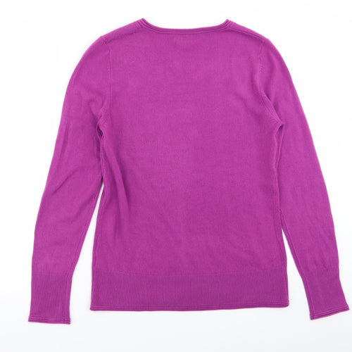 Per Una Womens Purple   Pullover Jumper Size 10