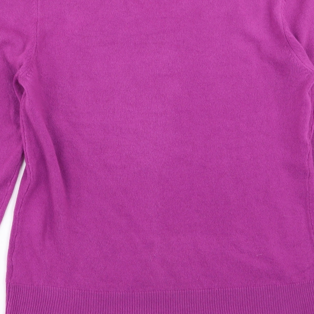 Per Una Womens Purple   Pullover Jumper Size 10