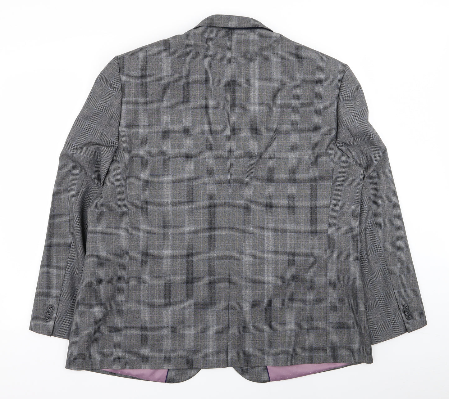 taylor and wright Mens Grey Check  Jacket Blazer Size 48