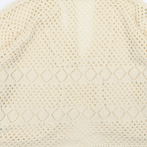 pyari Womens Beige   Cardigan Jumper Size M