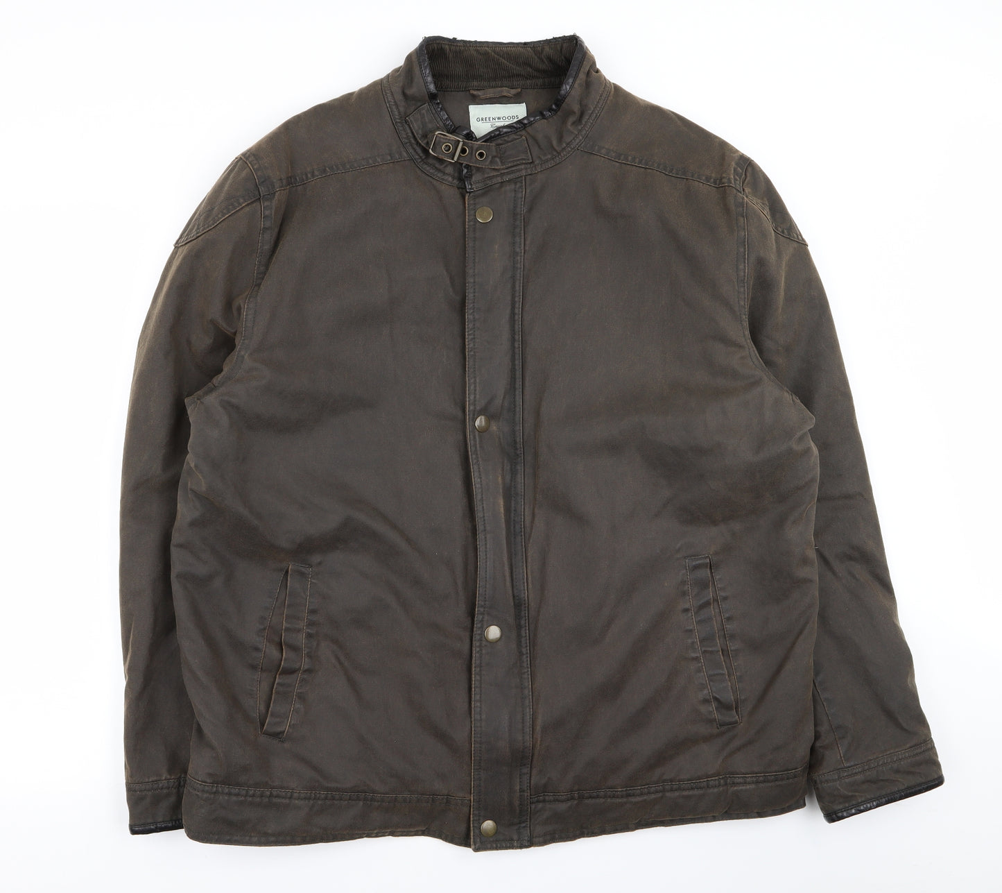 greenwoods Mens Brown   Jacket Coat Size XL