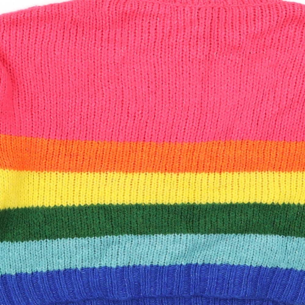 Primark Womens Multicoloured Striped  Pullover Jumper Size 12