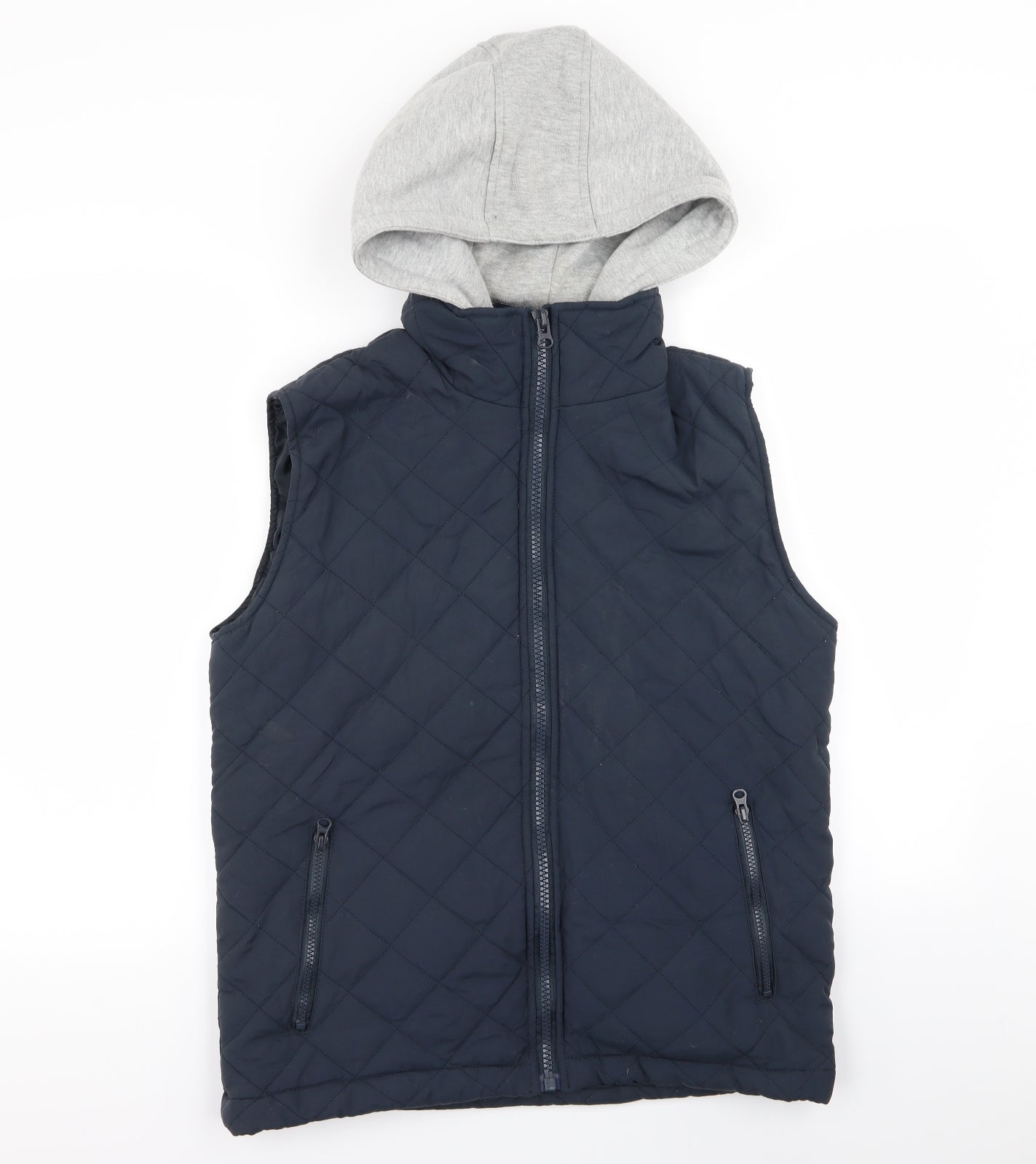 Topman Mens Blue   Gilet Coat Size M