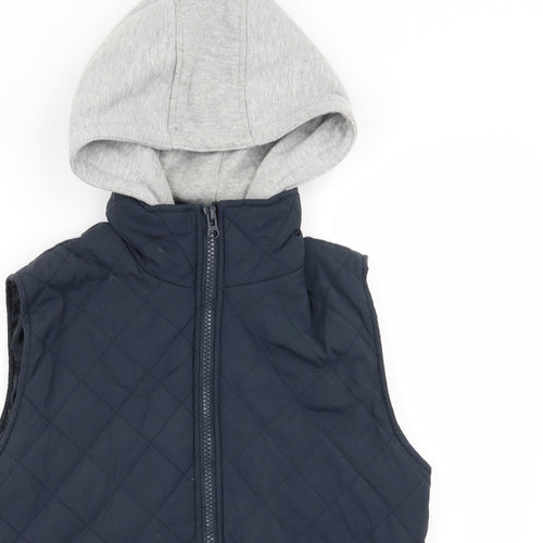 Topman Mens Blue   Gilet Coat Size M