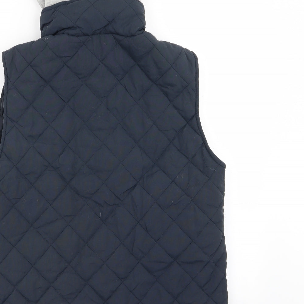 Topman Mens Blue   Gilet Coat Size M