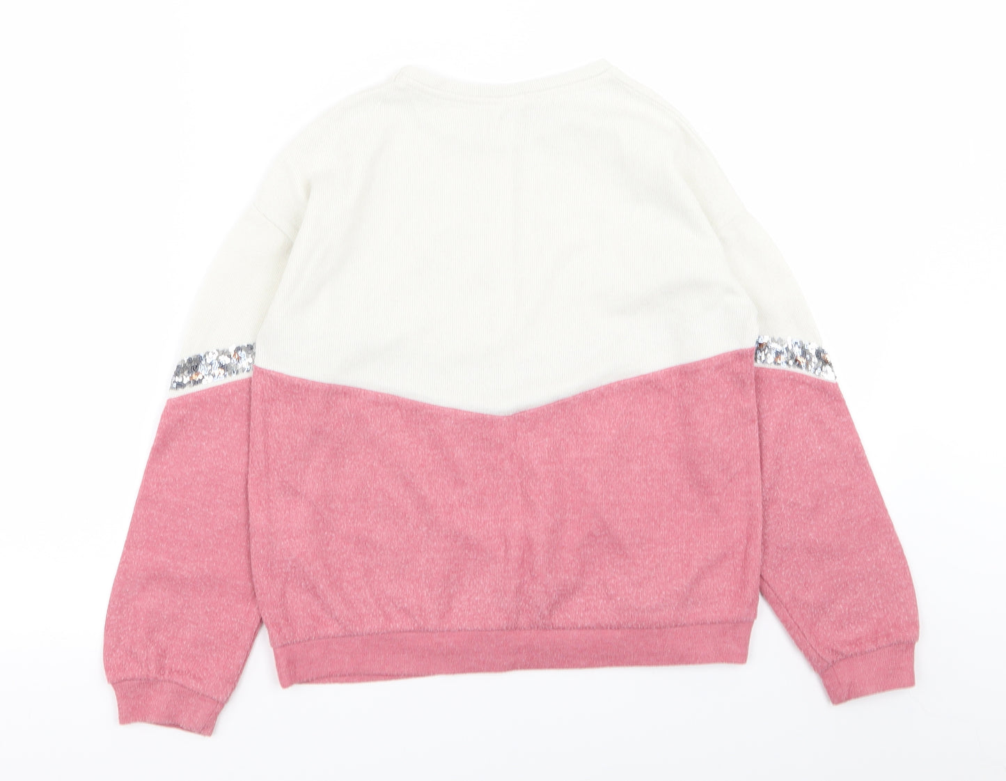 Asda George Girls Multicoloured   Pullover Jumper Size 9-10 Years