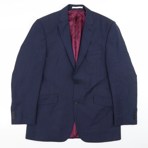 Preworn Mens Blue   Jacket Blazer Size 40