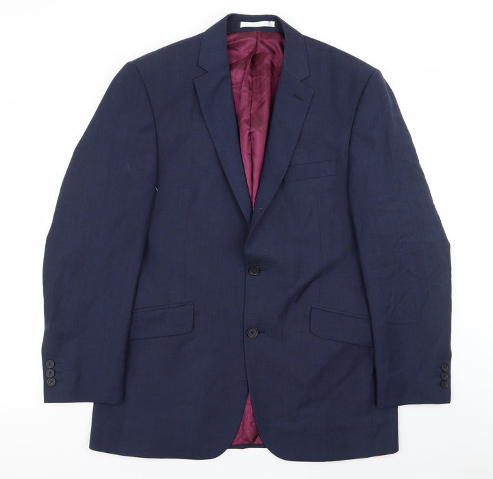 Preworn Mens Blue   Jacket Blazer Size 40