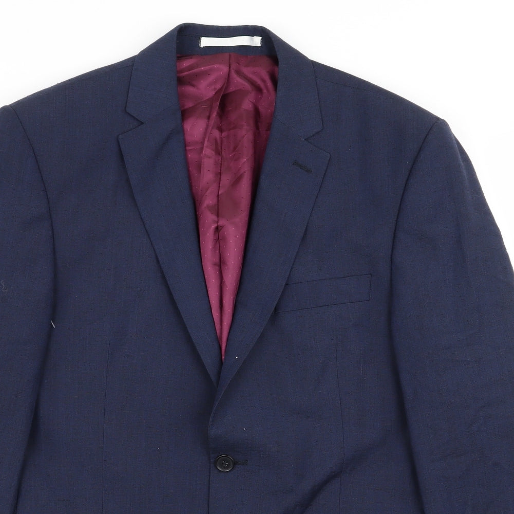 Preworn Mens Blue   Jacket Blazer Size 40