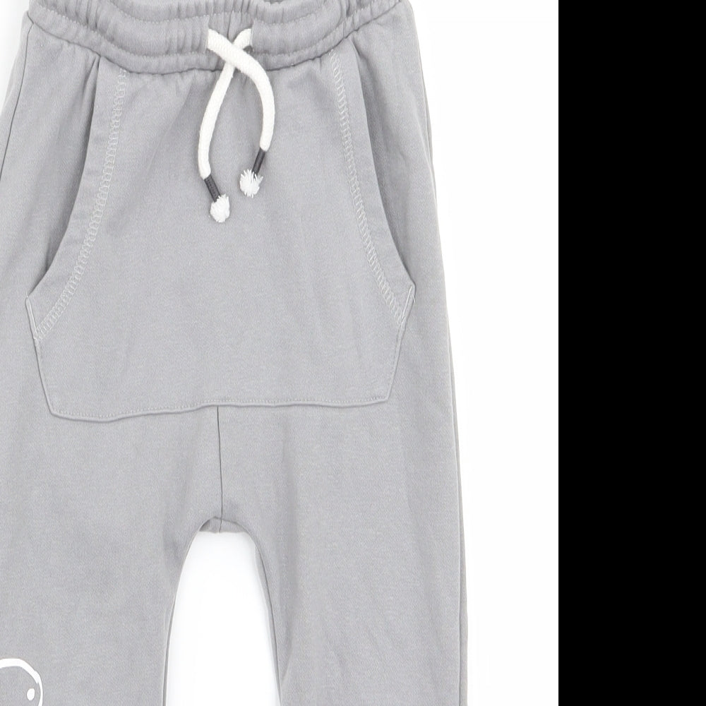 Asda George Boys Grey   Jogger Trousers Size 3-4 Years