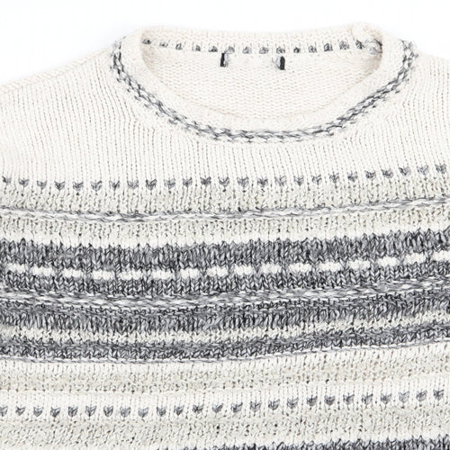 Primark Womens Multicoloured Geometric  Pullover Jumper Size 14