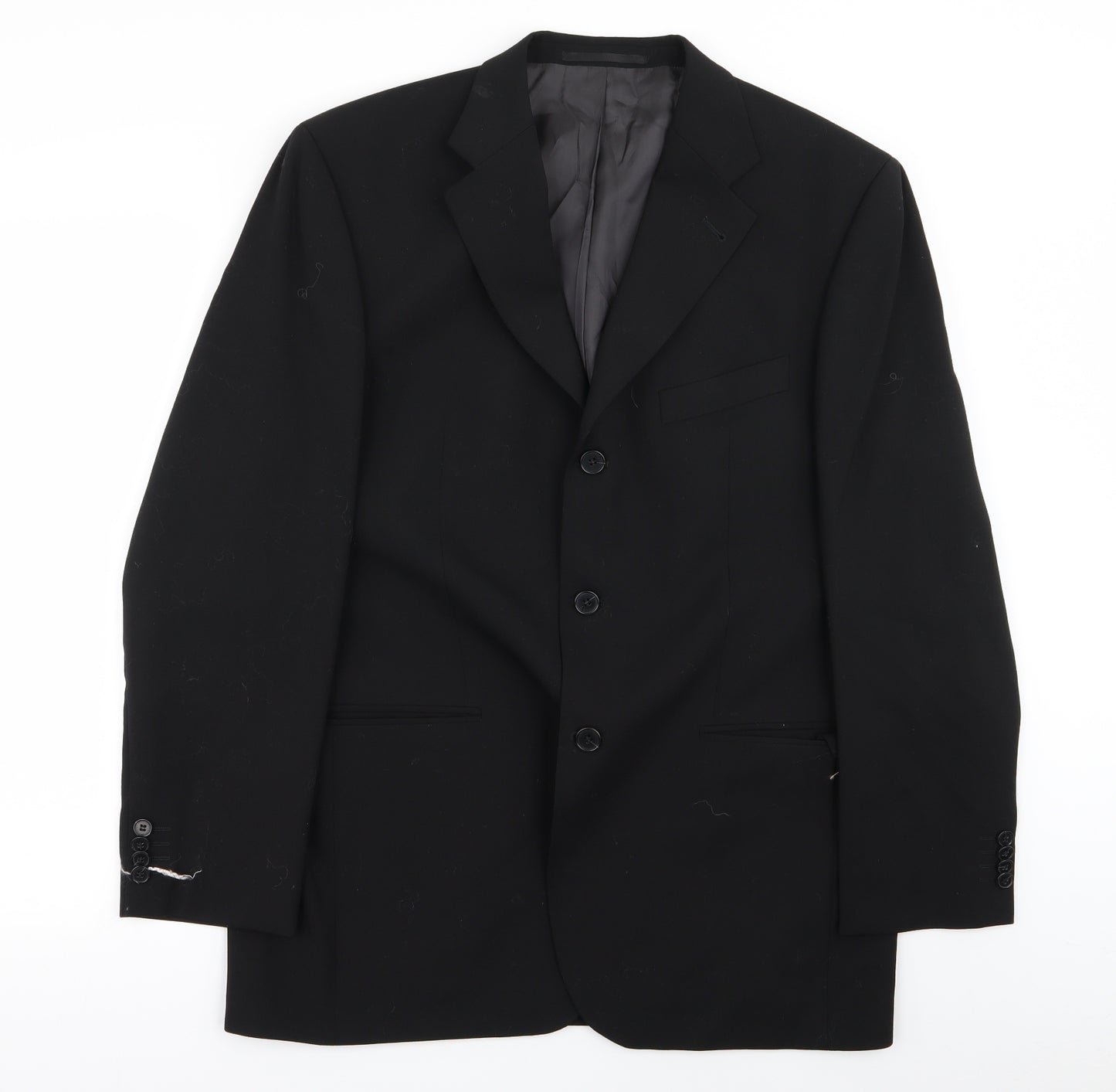 baumler Mens Black   Jacket Blazer Size 40