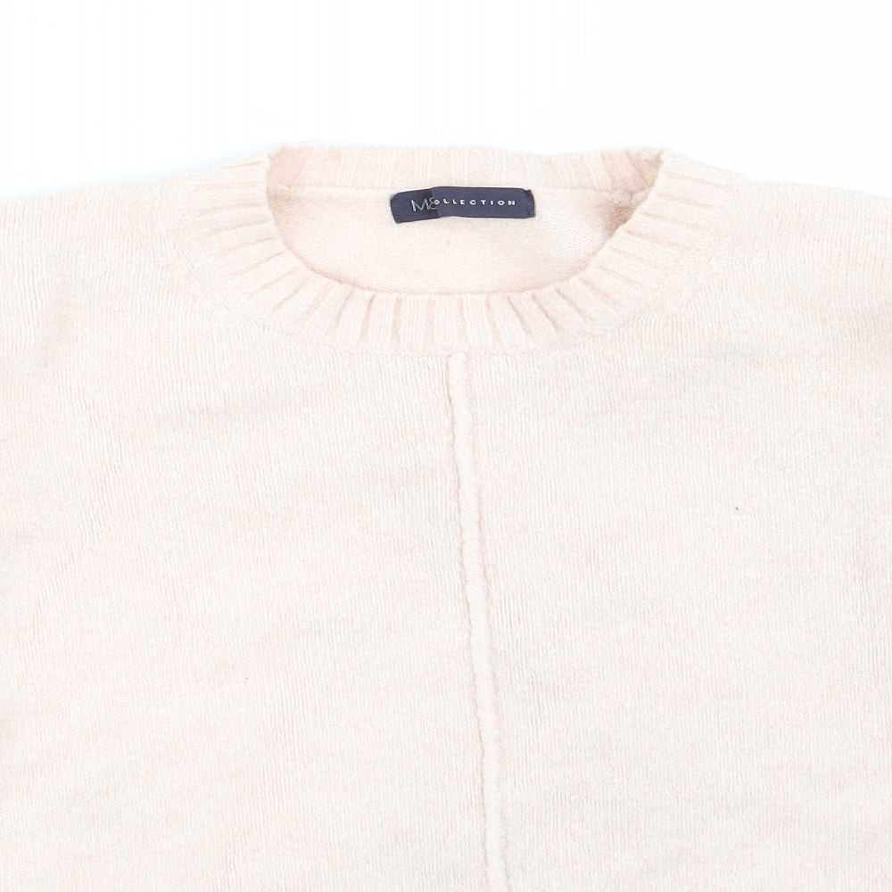 M&S Womens Pink   Pullover Jumper Size M