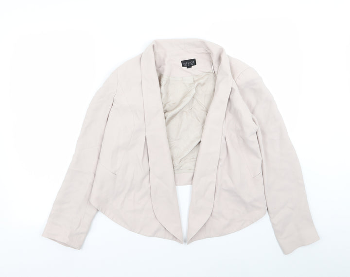 Topshop Womens Pink Jacket Blazer Size 10