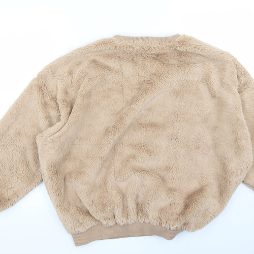 nastygal Womens Beige   Pullover Jumper Size 8