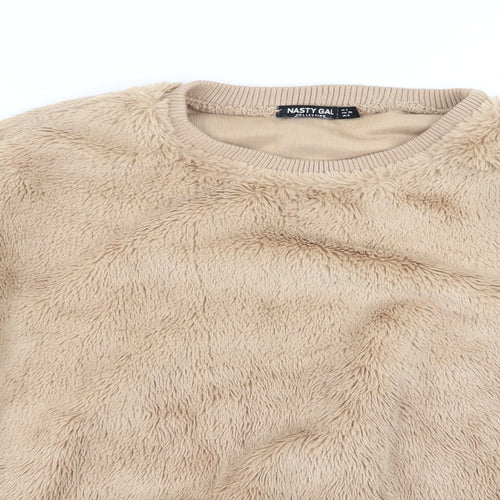 nastygal Womens Beige   Pullover Jumper Size 8
