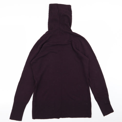 M&Co Womens Purple   Basic T-Shirt Size S