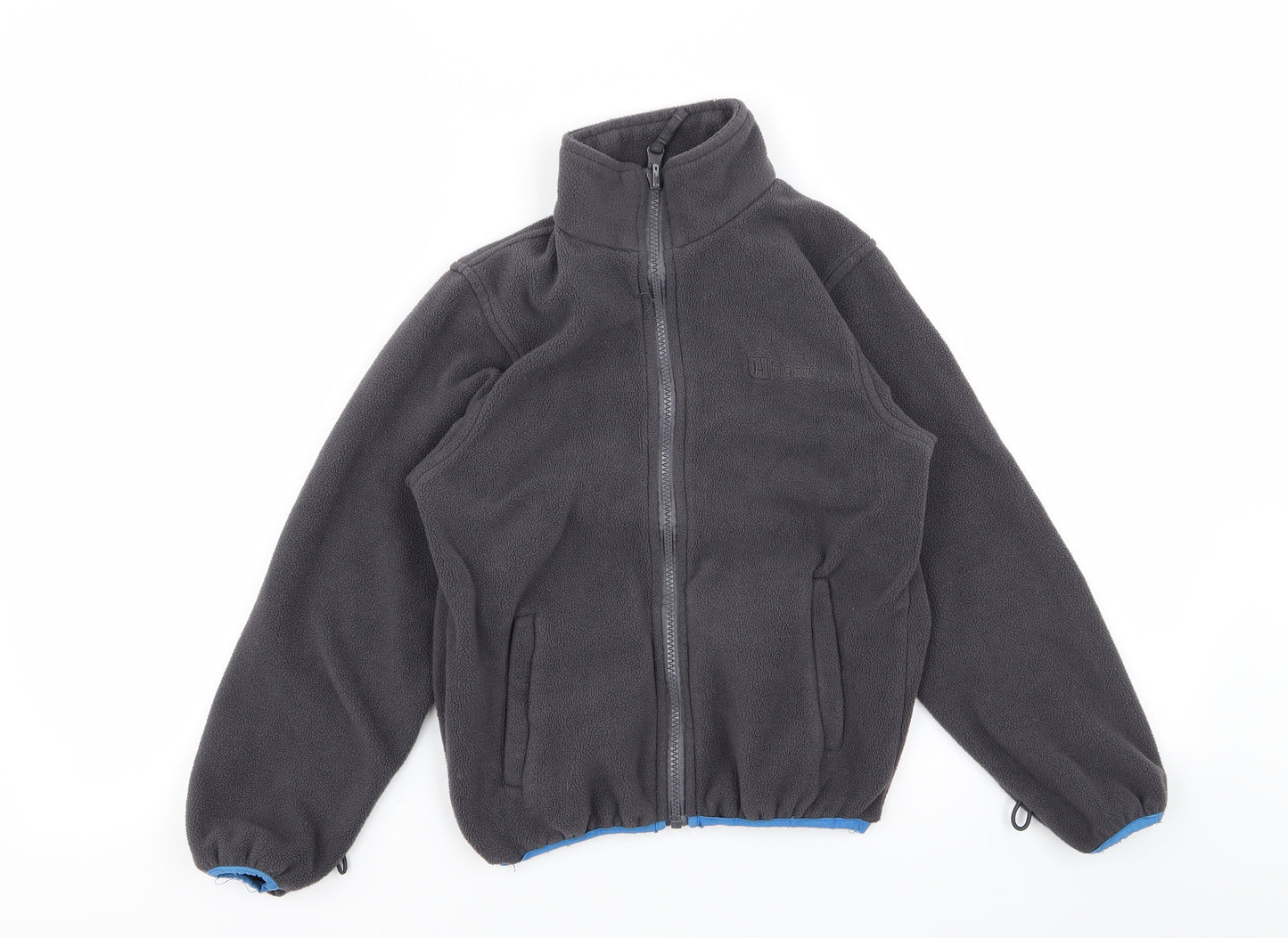 higear Boys Grey   Full Zip Jumper Size 7-8 Years