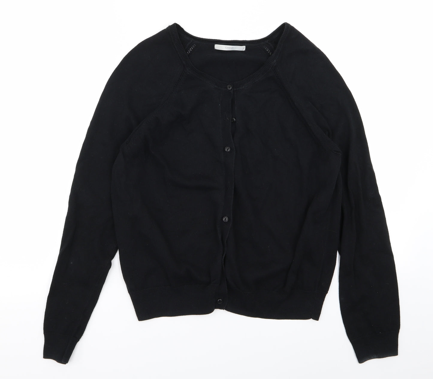 Asda George Womens Black   Cardigan Jumper Size 16