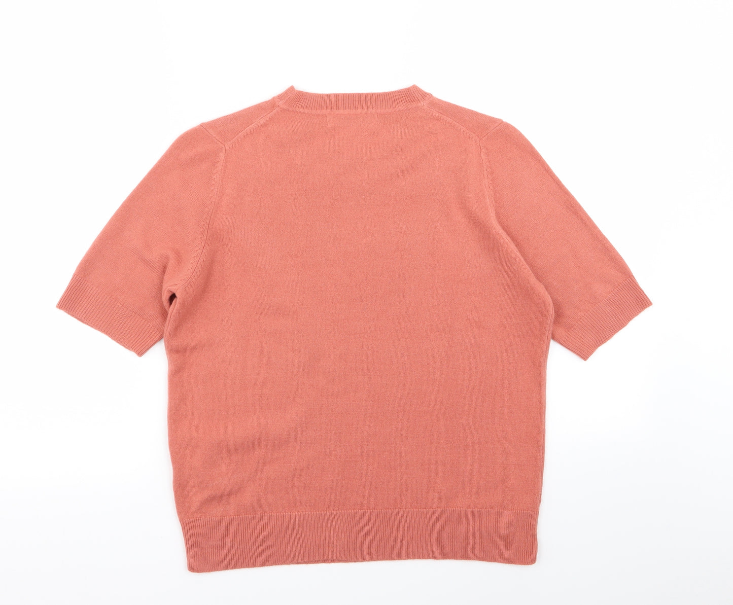 M&S Womens Pink   Basic T-Shirt Size 12