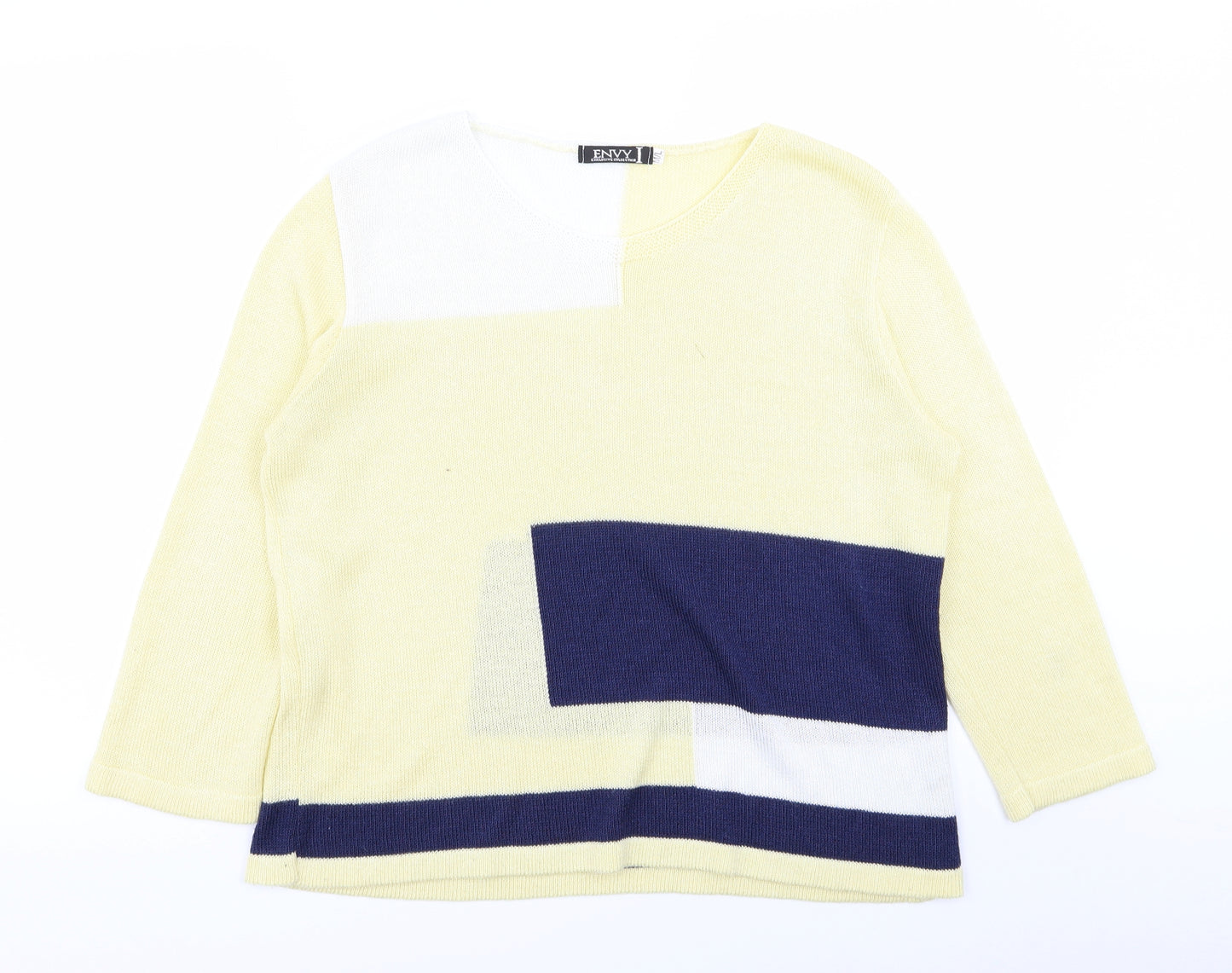 Envy Womens Multicoloured   Pullover Jumper Size M