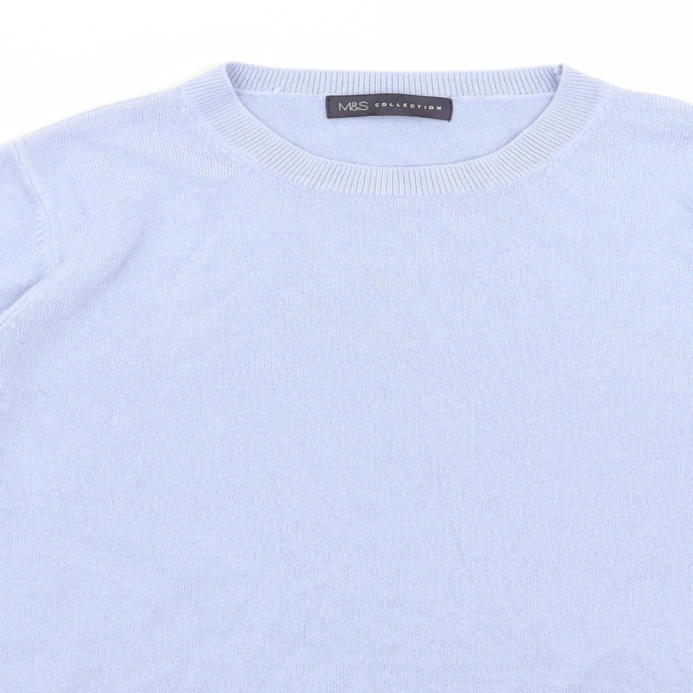 M&S Womens Blue   Pullover Jumper Size 12