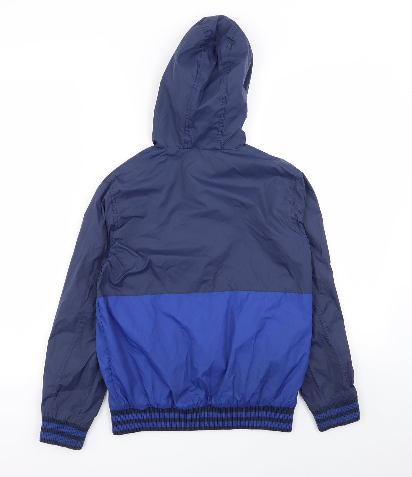 Asda George Boys Blue   Basic Coat Coat Size 9-10 Years