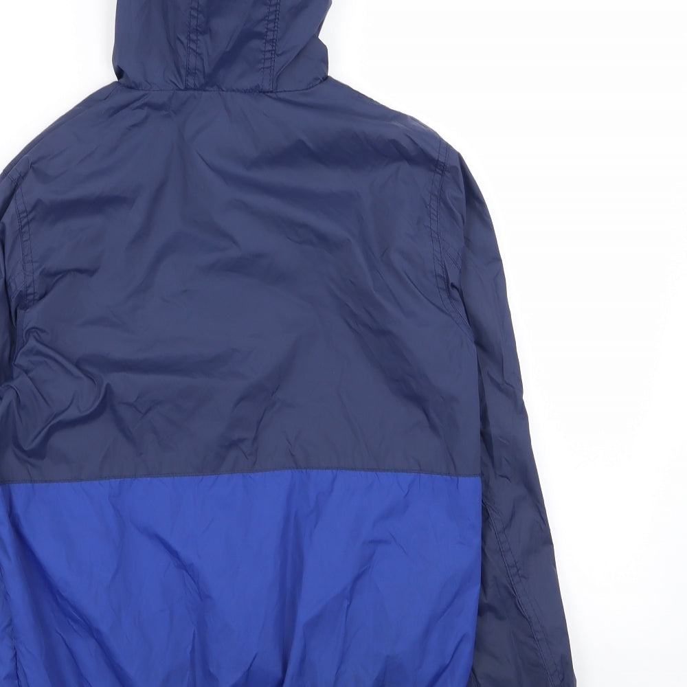 Asda George Boys Blue   Basic Coat Coat Size 9-10 Years