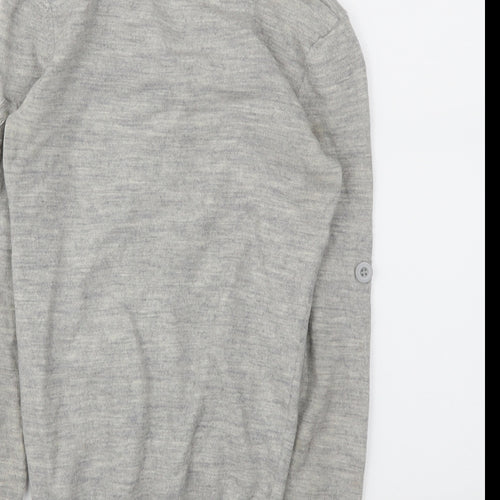 Oslo Womens Grey   Cardigan Jumper Size XS