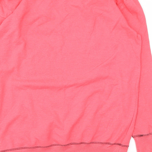 Avon Womens Pink Houndstooth  Pullover Jumper Size 10