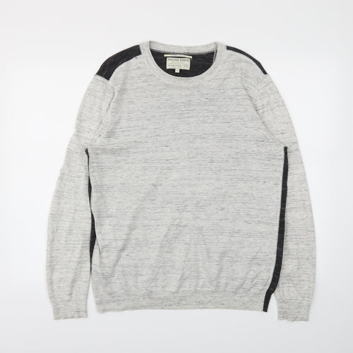 Racing Green Mens Grey   Pullover Sweatshirt Size L