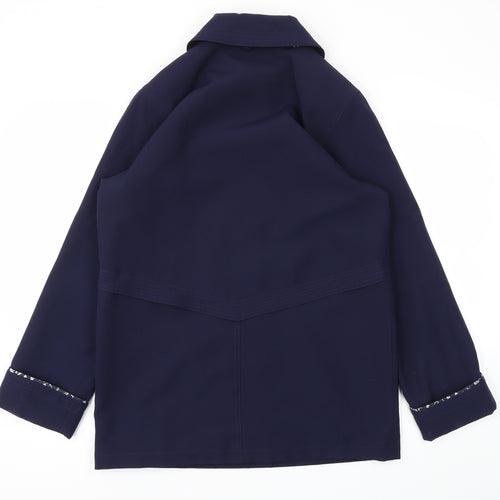David Barry  Womens Blue   Jacket Blazer Size 10